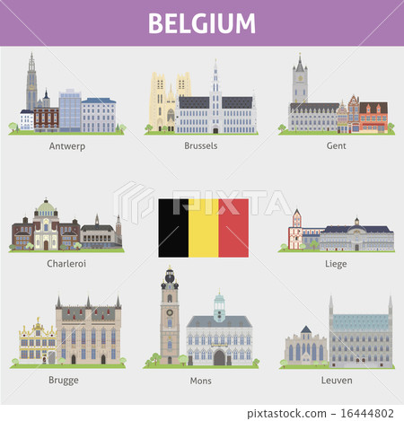Belgium. Symbols of cities 16444802