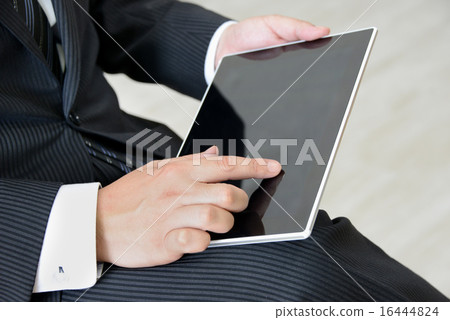 Businessmen using tablets 16444824