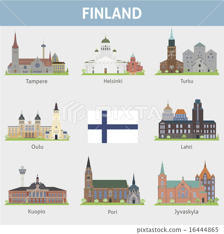 Finland. Symbols of cities 16444865