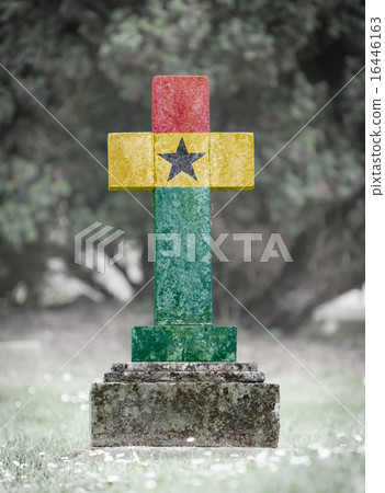 Gravestone in the cemetery - Ghana Gravestone in the cemetery - Ghana 16446163