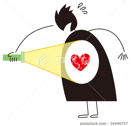 Men who check their minds - Stock Illustration [16446757] - PIXTA