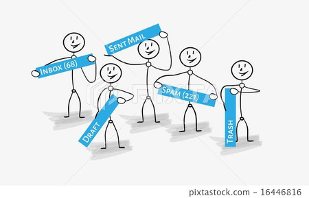 mail box menu items holding in persons hands 16446816