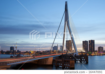 City Centre of Rotterdam in the Evening 16447091