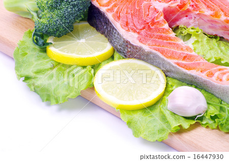 raw salmon raw salmon 16447930