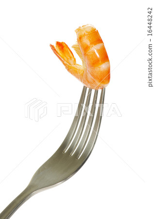 Shrimp on fork 16448242