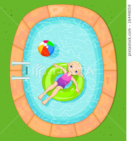 Girl at the Pool 16449059