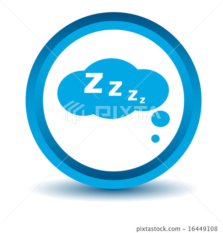 Blue sleep icon - Stock Illustration [16449108] - PIXTA