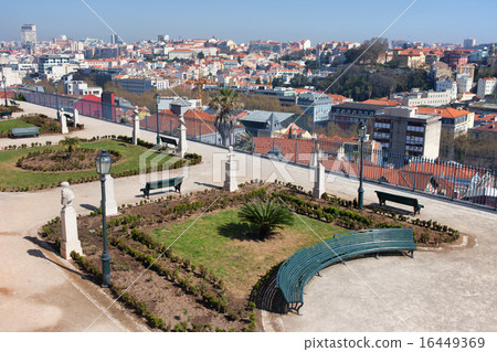 Garden of San Pedro de Alcantara in Lisbon 16449369