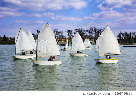 Lots of boats sailing Lots of boats sailing 16449655