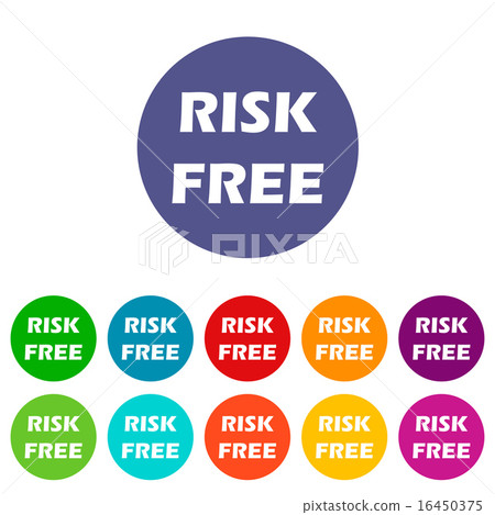 Risk free flat icon Risk free flat icon 16450375