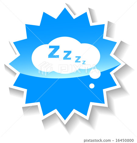 Sleep blue icon - Stock Illustration [16450800] - PIXTA