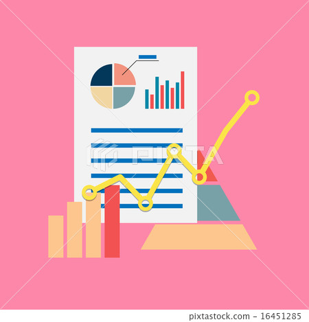 Flat modern vector icon of seo or business theme 16451285