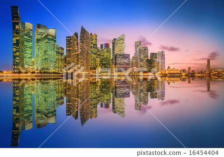 Singapore Skyline and view of Marina Bay Singapore Skyline and view of Marina Bay 16454404