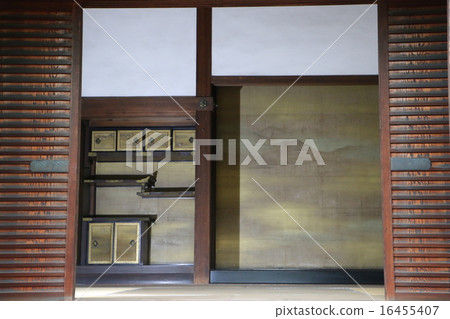 京都皇宮的差異架子和障礙圖片 16455407