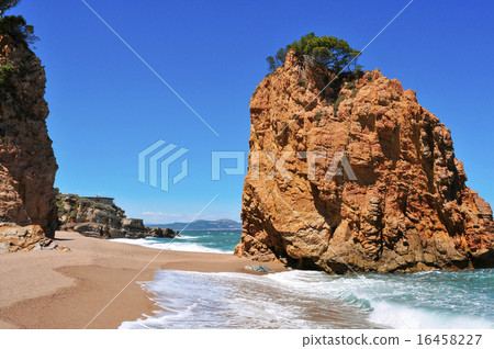 Cala Illa Roja beach in the Costa Brava, in Spain Cala Illa Roja beach in the Costa Brava, in Spain 16458227