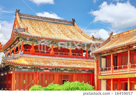 Beautiful View of Lama Temple.Beijing.  16459057