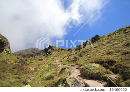 I look up at Nikko Shirane mountain climbing road I look up at Nikko Shirane mountain climbing road 16460060