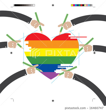 LGBT Design With Hands LGBT Design With Hands 16460747
