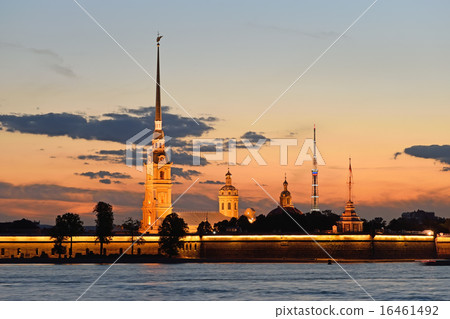 Peter and Paul fortress view from the Palace  16461492