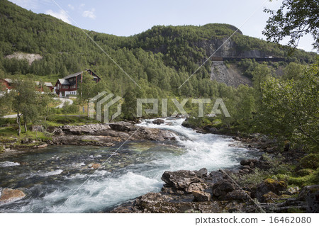 Kleivelvi river in Raundalen valley (Norway) Kleivelvi river in Raundalen valley (Norway) 16462080