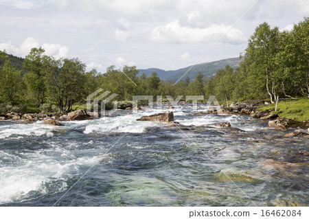 Kleivelvi river in Raundalen valley (Norway) 16462084