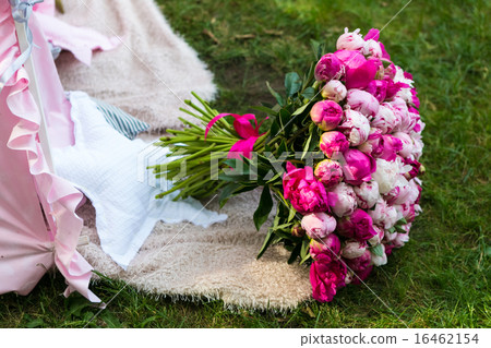 Bouquet of pink peony. Bouquet of pink peony. 16462154
