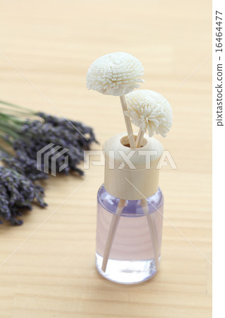 Aroma oil and lavender flowers Aroma oil and lavender flowers 16464477