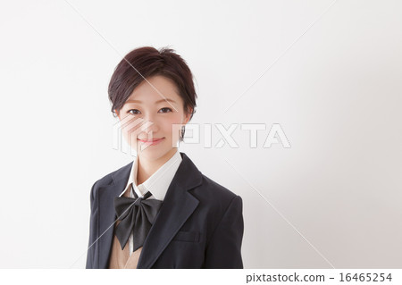 smile, female high school student, high school girl 16465254