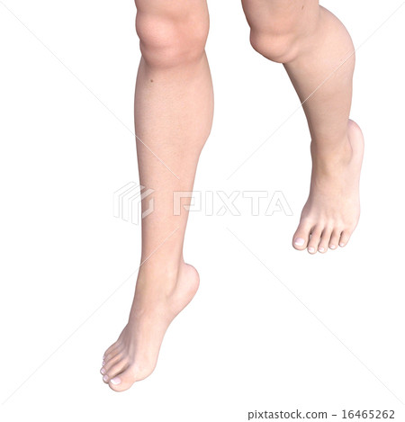 Young lady's leg leg care image perming3DGC Illustration material Young lady's leg leg care image perming3DGC Illustration material 16465262