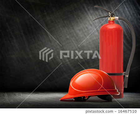 New blank red fire extinguisher New blank red fire extinguisher 16467510