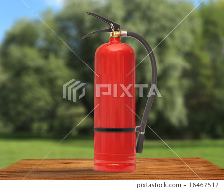New blank red fire extinguisher 16467512