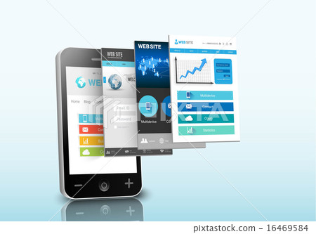 智能手機網站 16469584