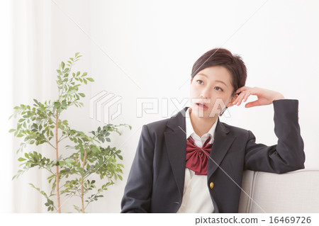 Young female, one man, strange face 16469726