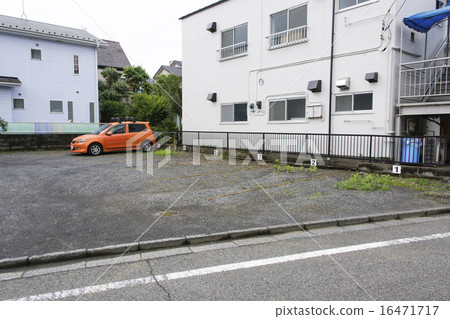 清澈的土地有效地用於停車場 清澈的土地有效地用於停車場 16471717