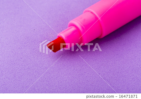 Pink marker on purple background Pink marker on purple background 16471871