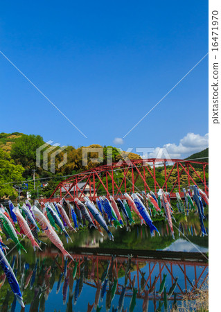 Carp streamers in Kawakami Gorges 16471970