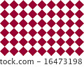 紅色菱形圖案 16473198