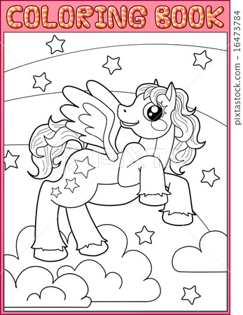 Coloring book. Little Pegas 16473784