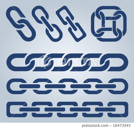 Chain icons. 16473845