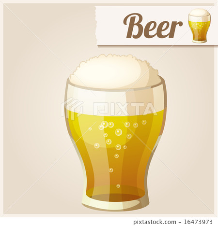 Detailed Icon. Glass of beer. 16473973