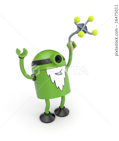 Old green robot rejoice 16475011