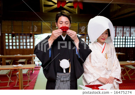 婚禮用清酒 新郎新娘 神道儀式 16475274