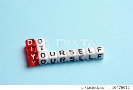 DIY Do It Yourself   blue 16476611