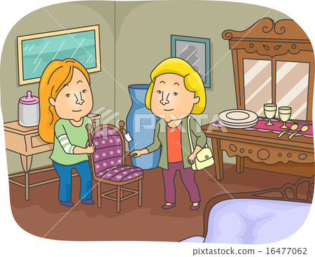 Girl Antique Shop Girl Antique Shop 16477062