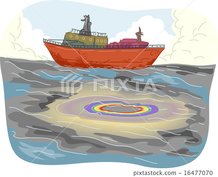 Ship Oil Spill 16477070