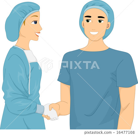 Doctor and Patient Hand Shake 16477108