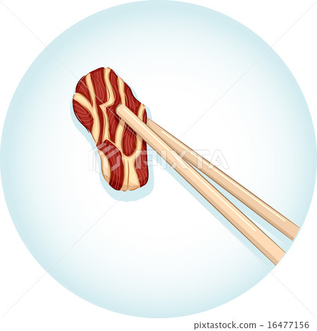 Chopsticks Beef Meat Chopsticks Beef Meat 16477156