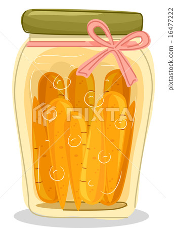 Canned Carrots Jar 16477222
