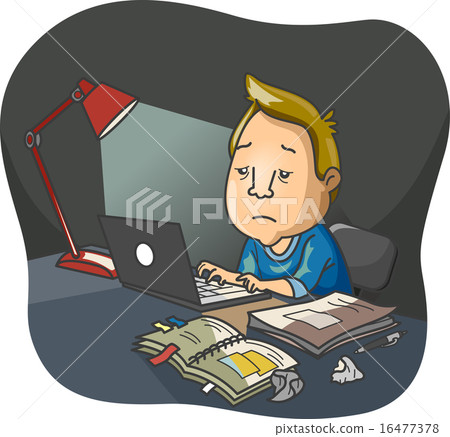 Man Overnight Work Man Overnight Work 16477378