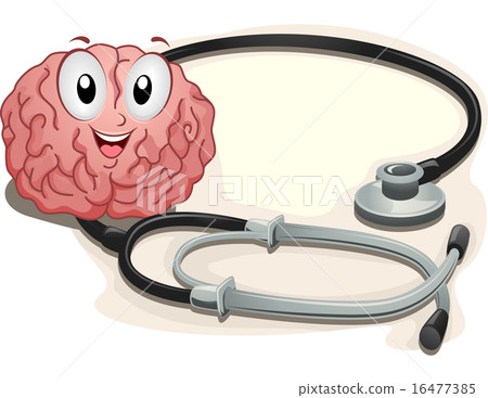 Mascot Brain Stetoscope 16477385